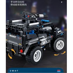 IM.MASTER 6810 non  CẢNH SÁT ĐẶC BIỆT XE ĐỊA HÌNH bộ đồ chơi xếp lắp ráp ghép mô hình  SWAT Kỹ Thuật Công Nghệ Cao Mô Hình Phương Tiện 430 khối
