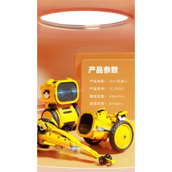 HAPPY BUILD SHINEYU XINYU YC-35001 35001 YC35001 non  NGƯỜI MÁY 3IN1 bộ đồ chơi xếp lắp ráp ghép mô hình Gun CHANGEABLE Súng 468 khối