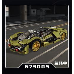 PanlosBrick 673005 Panlos Brick 673005 non  ĐUA CƠ KHÍ tỷ lệ 1:14 bộ đồ chơi xếp lắp ráp ghép mô hình  LAMBORGHINI TERZO MILLENNIO Kỹ Thuật Công Nghệ Cao Mô Hình Phương Tiện 1406 khối