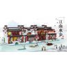 XINGBAO XB-01033 01033 XB01033 non  QUÁN TRỌ GIANG NAM bộ đồ chơi xếp lắp ráp ghép mô hình Mini Modular Đường Phố Thu Nhỏ 2640 khối