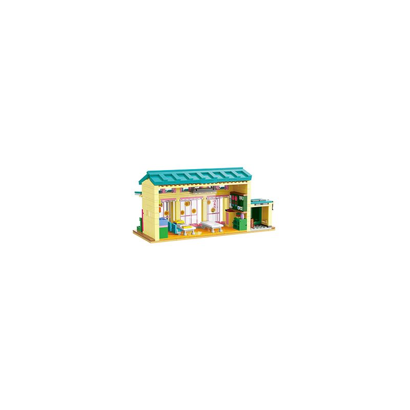 KEEPPLEY K20611 20611 non Lego TRƯỜNG MẦM NON FUTABA bộ đồ chơi xếp lắp ráp ghép mô hình Crayon Shin-Chan Cậu Bé Bút Chì