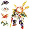 SEMBO 103240 103237 103238 103239 non  BỐN VỊ THẦN VÀ QUÁI THÚ MÁY THÉP 4 XUANWU BAIHU SUZAKU QINGLONG bộ đồ chơi xếp lắp ráp ghép mô hình Therion Totems MECHA OF STEEL 861 khối