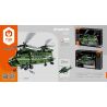 IM.MASTER 6809 non  MÁY BAY TRỰC THĂNG VẬN TẢI bộ đồ chơi xếp lắp ráp ghép mô hình  MF09 CHINOOK HELICOPTER Kỹ Thuật Công Nghệ Cao Mô Hình Phương Tiện 432 khối