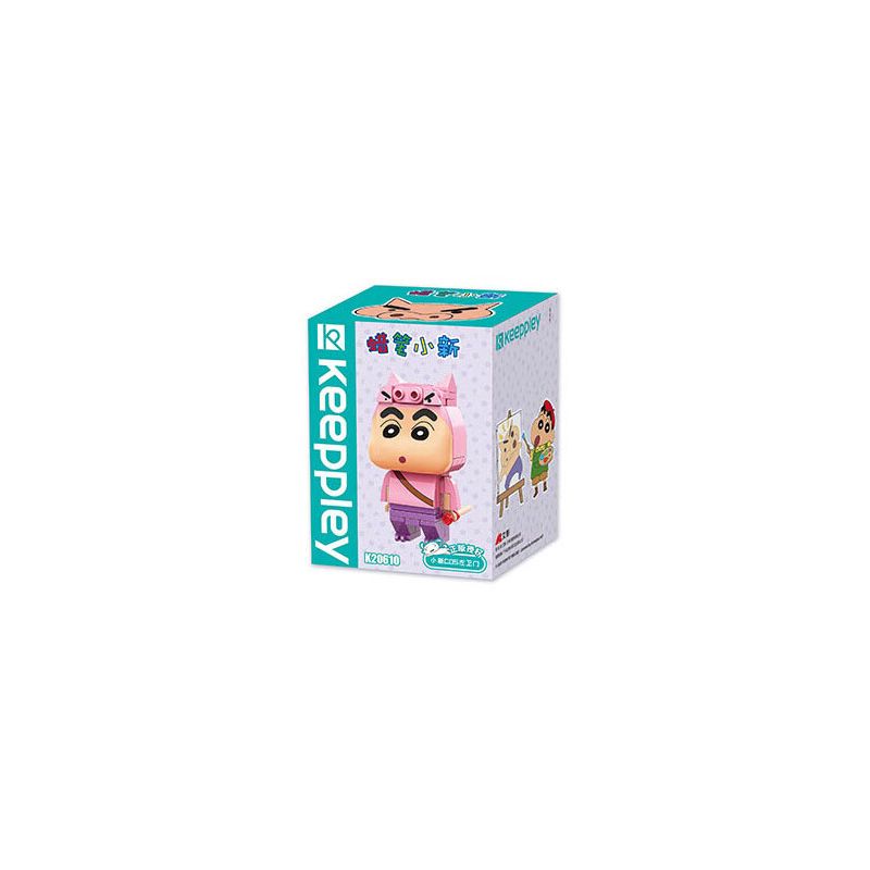 KEEPPLEY K20610 20610 non  BÚT CHÌ SHIN-CHAN COS ZAEMON bộ đồ chơi xếp lắp ráp ghép mô hình Crayon Shin-Chan Cậu Bé Bút Chì