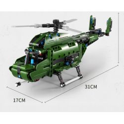 IM.MASTER 6809 non  MÁY BAY TRỰC THĂNG VẬN TẢI bộ đồ chơi xếp lắp ráp ghép mô hình  MF09 CHINOOK HELICOPTER Kỹ Thuật Công Nghệ Cao Mô Hình Phương Tiện 432 khối