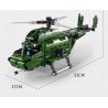 IM.MASTER 6809 non  MÁY BAY TRỰC THĂNG VẬN TẢI bộ đồ chơi xếp lắp ráp ghép mô hình  MF09 CHINOOK HELICOPTER Kỹ Thuật Công Nghệ Cao Mô Hình Phương Tiện 432 khối