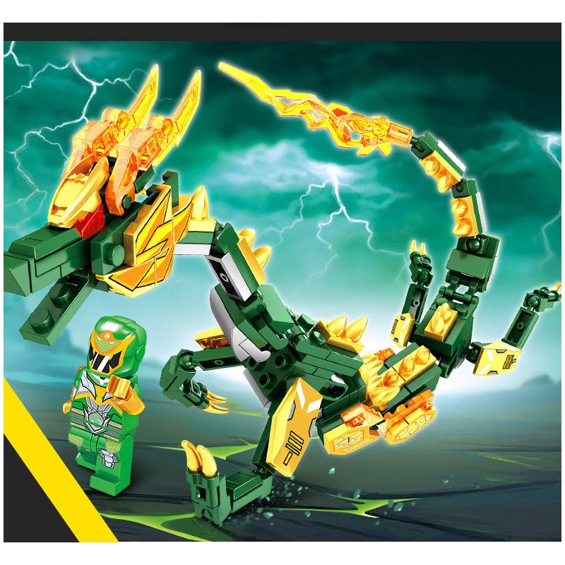 SEMBO 103240 103237 103238 103239 non  BỐN VỊ THẦN VÀ QUÁI THÚ MÁY THÉP 4 XUANWU BAIHU SUZAKU QINGLONG bộ đồ chơi xếp lắp ráp ghép mô hình Therion Totems MECHA OF STEEL 861 khối