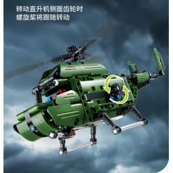 IM.MASTER 6809 non  MÁY BAY TRỰC THĂNG VẬN TẢI bộ đồ chơi xếp lắp ráp ghép mô hình  MF09 CHINOOK HELICOPTER Kỹ Thuật Công Nghệ Cao Mô Hình Phương Tiện 432 khối