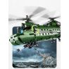 IM.MASTER 6809 non  MÁY BAY TRỰC THĂNG VẬN TẢI bộ đồ chơi xếp lắp ráp ghép mô hình  MF09 CHINOOK HELICOPTER Kỹ Thuật Công Nghệ Cao Mô Hình Phương Tiện 432 khối