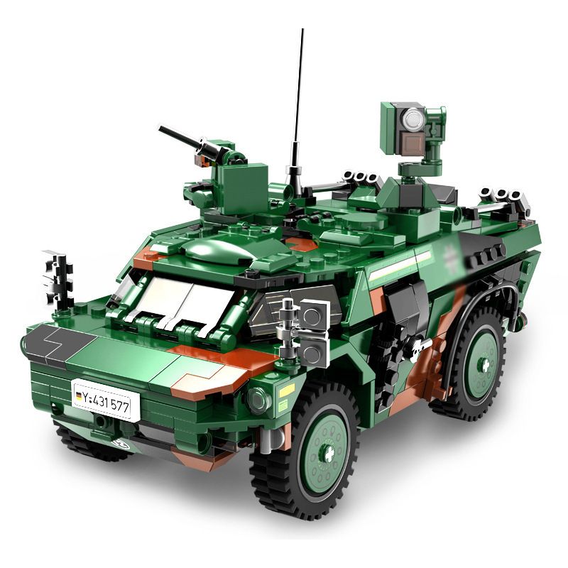 XINGBAO XB-06053 06053 XB06053 non Lego CÁO CHÂU PHI bộ đồ chơi xếp lắp ráp ghép mô hình Military Army FENNEK Quân Sự Bộ Đội 692 khối