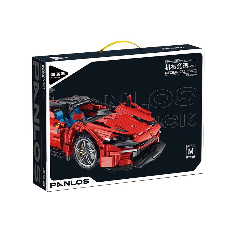 PanlosBrick 673006 Panlos Brick 673006 non  ĐUA CƠ KHÍ tỷ lệ 1:14 bộ đồ chơi xếp lắp ráp ghép mô hình  Kỹ Thuật Công Nghệ Cao Mô Hình Phương Tiện 1537 khối