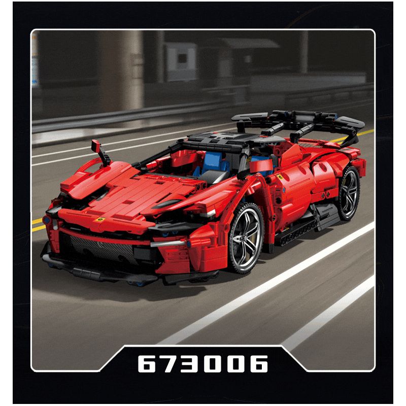 PanlosBrick 673006 Panlos Brick 673006 non  ĐUA CƠ KHÍ tỷ lệ 1:14 bộ đồ chơi xếp lắp ráp ghép mô hình  Kỹ Thuật Công Nghệ Cao Mô Hình Phương Tiện 1537 khối