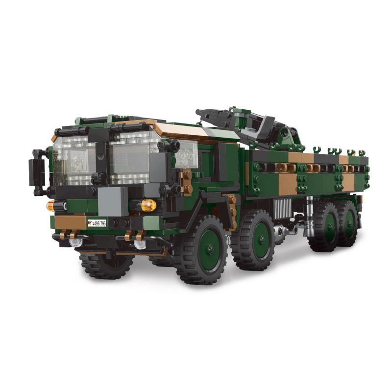 XINGBAO XB-06052 06052 XB06052 non Lego XE NÂNG bộ đồ chơi xếp lắp ráp ghép mô hình Military Army MAN LKW KAT 1 MIL GL 8X8 10T Quân Sự Bộ Đội 893 khối