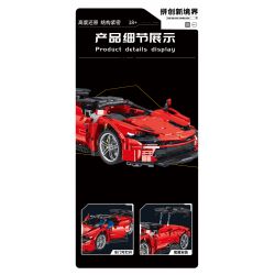 PanlosBrick 673006 Panlos Brick 673006 non  ĐUA CƠ KHÍ tỷ lệ 1:14 bộ đồ chơi xếp lắp ráp ghép mô hình  Kỹ Thuật Công Nghệ Cao Mô Hình Phương Tiện 1537 khối