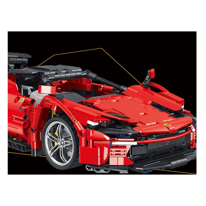 PanlosBrick 673006 Panlos Brick 673006 non  ĐUA CƠ KHÍ tỷ lệ 1:14 bộ đồ chơi xếp lắp ráp ghép mô hình  Kỹ Thuật Công Nghệ Cao Mô Hình Phương Tiện 1537 khối