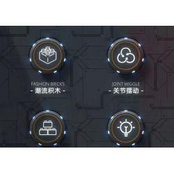 QIZHILE E02500 02500 non  T-REX CƠ KHÍ bộ đồ chơi xếp lắp ráp ghép mô hình Dino DINOSAURS SERIES MECHA T-REX Khủng Long QIZHILE E02500 02500 non  T-REX CƠ KHÍ bộ đồ chơi xếp lắp ráp ghép mô hình Dino DINOSAURS SERIES MECHA T-REX Khủng Long