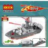 COGO 17003 non  TÀU TÊN LỬA TYPE 021 bộ đồ chơi xếp lắp ráp ghép mô hình Military Army Quân Sự Bộ Đội 167 khối