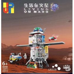 JP 66012 non  SỐNG TRÊN SAO HỎA bộ đồ chơi xếp lắp ráp ghép mô hình LIVING ON MARS 1283 khối