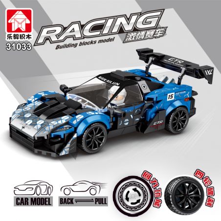 LEYI 31033 non  MCLAREN BACK BUS. bộ đồ chơi xếp lắp ráp ghép mô hình Racing Cuộc Đua 300 khối