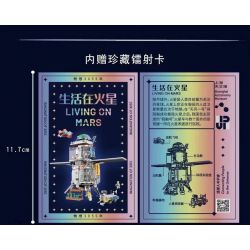 JP 66012 non  SỐNG TRÊN SAO HỎA bộ đồ chơi xếp lắp ráp ghép mô hình LIVING ON MARS 1283 khối