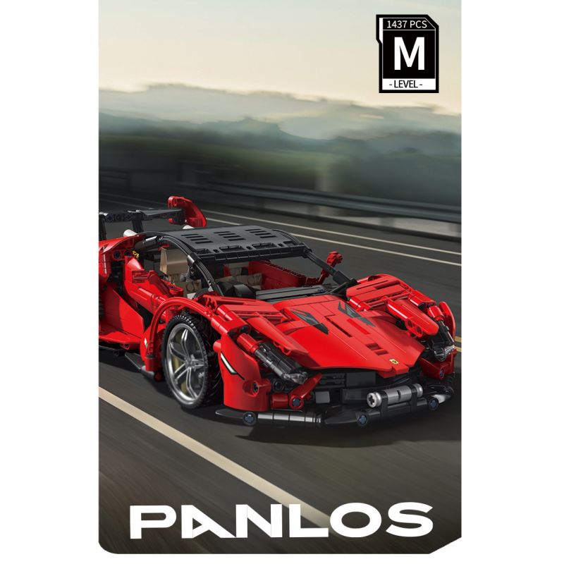PanlosBrick 673003 Panlos Brick 673003 non  ĐUA CƠ KHÍ tỷ lệ 1:14 bộ đồ chơi xếp lắp ráp ghép mô hình  Kỹ Thuật Công Nghệ Cao Mô Hình Phương Tiện 1437 khối
