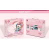 FAIR 9004 non  HỘP NHẠC CƯỚI MƠ ƯỚC bộ đồ chơi xếp lắp ráp ghép mô hình MUSIC BOX 363 khối