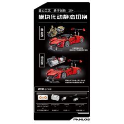 PanlosBrick 673003 Panlos Brick 673003 non  ĐUA CƠ KHÍ tỷ lệ 1:14 bộ đồ chơi xếp lắp ráp ghép mô hình  Kỹ Thuật Công Nghệ Cao Mô Hình Phương Tiện 1437 khối