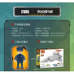COGO 17005 non  MÁY BAY CHIẾN ĐẤU J-20 bộ đồ chơi xếp lắp ráp ghép mô hình Military Army Quân Sự Bộ Đội 184 khối