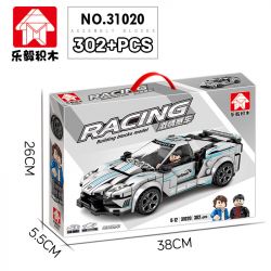 LEYI 31020 non  31020 XE BUÝT KÉO TRỞ LẠI bộ đồ chơi xếp lắp ráp ghép mô hình Racing Cuộc Đua 302 khối