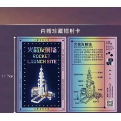 JP 66011 non  BÃI PHÓNG TÊN LỬA bộ đồ chơi xếp lắp ráp ghép mô hình ROCKET LAUNCH SITE 1060 khối