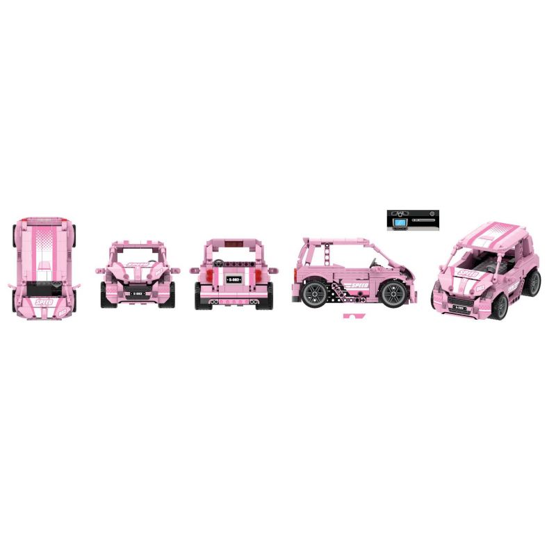 KAIYU K96109 96109 non  LẬP TRÌNH MINI. bộ đồ chơi xếp lắp ráp ghép mô hình  MINI CAR Kỹ Thuật Công Nghệ Cao Mô Hình Phương Tiện 395 khối