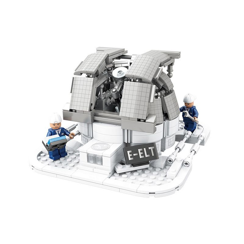 JP 66009 non Lego KÍNH THIÊN VĂN CỰC LỚN CHÂU bộ đồ chơi xếp lắp ráp ghép mô hình EUROPEAN EXTREMELY LARGE TELESCOPE 621 khối