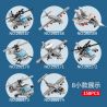 SEMBO 202167 202168 202169 202170 202171 202172 202173 202174 non  KẾT HỢP 歼 -15 8 bộ đồ chơi xếp lắp ráp ghép mô hình Military Army FLYING SHARK Quân Sự Bộ Đội 1226 khối