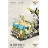 XINGBAO XB-50025 50025 XB50025 non  PHƯƠNG TIỆN PHÓNG MÁY BAY KHÔNG NGƯỜI LÁI TRINH SÁT bộ đồ chơi xếp lắp ráp ghép mô hình Across The Battlefield MILITARY DRONE LAUNCH VEHICLE Băng Qua Chiến Trường 581 khối