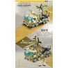 XINGBAO XB-50025 50025 XB50025 non  PHƯƠNG TIỆN PHÓNG MÁY BAY KHÔNG NGƯỜI LÁI TRINH SÁT bộ đồ chơi xếp lắp ráp ghép mô hình Across The Battlefield MILITARY DRONE LAUNCH VEHICLE Băng Qua Chiến Trường 581 khối
