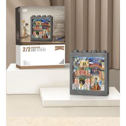 LOZ 1908 non  TIỆC ĐƯỜNG bộ đồ chơi xếp lắp ráp ghép mô hình 1222 khối