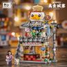 LOZ 1291 non  NHÀ HÀNG THỊT NƯỚNG VỊT KEE bộ đồ chơi xếp lắp ráp ghép mô hình STREET