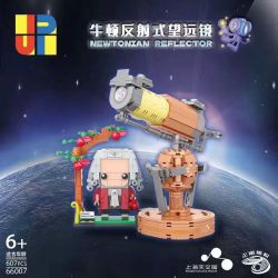 JP 66007 non  KÍNH THIÊN VĂN PHẢN XẠ NEWTON bộ đồ chơi xếp lắp ráp ghép mô hình NEWTONIAN REFLECTOR 607 khối