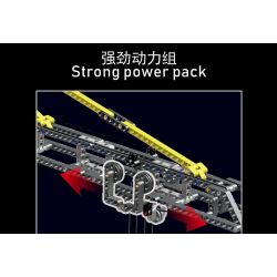 MouldKing 17004 Mould King 17004 non  CẨU THÁP bộ đồ chơi xếp lắp ráp ghép mô hình  TOWER CRANE Kỹ Thuật Công Nghệ Cao Mô Hình Phương Tiện 1797 khối