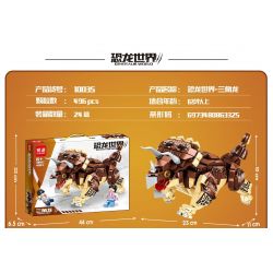 MINGDI 10035 non  THẾ GIỚI KHỦNG LONG TAM GIÁC RỒNG bộ đồ chơi xếp lắp ráp ghép mô hình Dino DINOSAUR WORLD TRICERATOPS 496 khối MINGDI 10035 non  THẾ GIỚI KHỦNG LONG TAM GIÁC RỒNG bộ đồ chơi xếp lắp ráp ghép mô hình Dino DINOSAUR WORLD TRICERATOPS 496 khối
