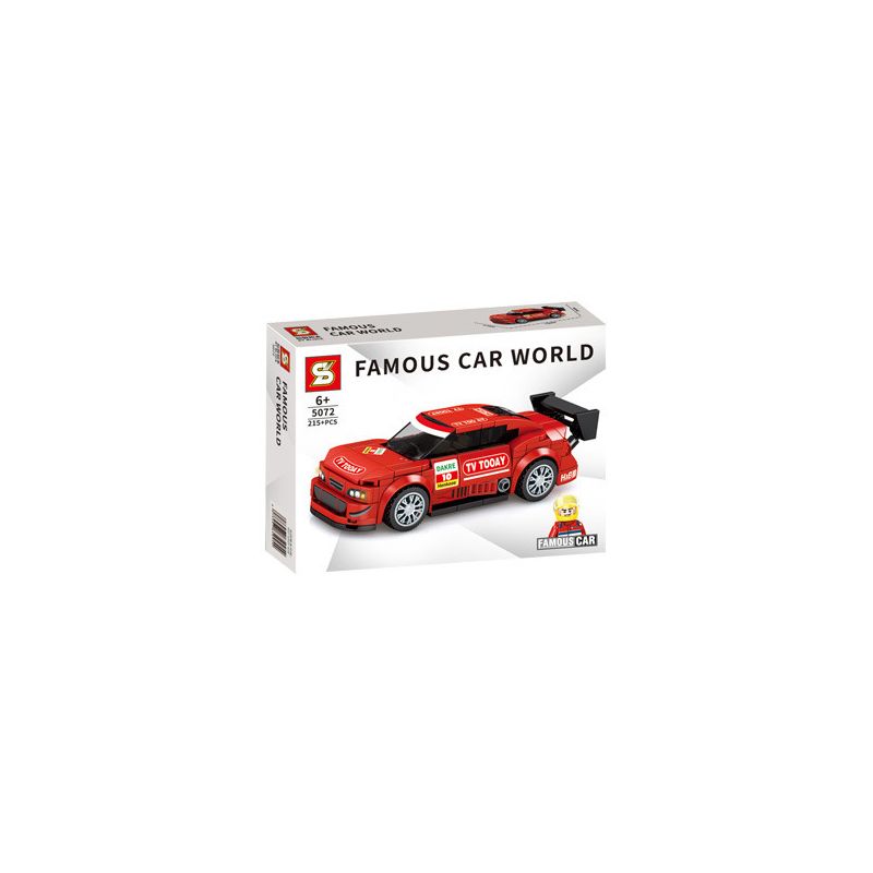SEMBO 607090 SHENG YUAN SY 5072 non Lego THẾ GIỚI XE SANG 5072 bộ đồ chơi xếp lắp ráp ghép mô hình Racers Đua Tốc Độ 215 khối