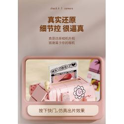 GEKKOSHA 804005 non  ÁNH SÁNG VÀ BÓNG TỐI "PHA" VỚI bộ đồ chơi xếp lắp ráp ghép mô hình CAMERA