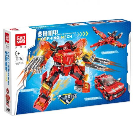 TA GAOLE T3050 3050 non  CHIẾN BINH LỬA bộ đồ chơi xếp lắp ráp ghép mô hình Military Army MORPHING MECH Quân Sự Bộ Đội 445 khối