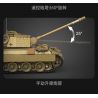 CADA DOUBLEE C61073 61073 non  XE TĂNG PANTHER CỔ ĐIỂN TRONG THẾ CHIẾN II 1:35 tỷ lệ 1:35 bộ đồ chơi xếp lắp ráp ghép mô hình Military Army PANZERKAMPFWAGEN V PANTHER Quân Sự Bộ Đội 907 khối