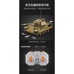 CADA DOUBLEE C61073 61073 non  XE TĂNG PANTHER CỔ ĐIỂN TRONG THẾ CHIẾN II 1:35 tỷ lệ 1:35 bộ đồ chơi xếp lắp ráp ghép mô hình Military Army PANZERKAMPFWAGEN V PANTHER Quân Sự Bộ Đội 907 khối