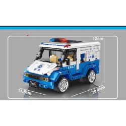 TA GAOLE T4031 4031 non  CẢNH SÁT RC XE bộ đồ chơi xếp lắp ráp ghép mô hình  Kỹ Thuật Công Nghệ Cao Mô Hình Phương Tiện 662 khối