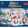 QIZHILE 90017 non  LỊCH MÙA VỌNG bộ đồ chơi xếp lắp ráp ghép mô hình City MERRY CHRISTMAS Thành Phố 643 khối