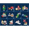 QIZHILE 90017 non  LỊCH MÙA VỌNG bộ đồ chơi xếp lắp ráp ghép mô hình City MERRY CHRISTMAS Thành Phố 643 khối