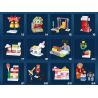 QIZHILE 90017 non  LỊCH MÙA VỌNG bộ đồ chơi xếp lắp ráp ghép mô hình City MERRY CHRISTMAS Thành Phố 643 khối