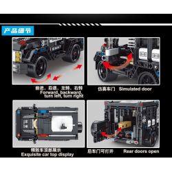 TA GAOLE T4030 4030 non  XE ĐIỀU KHIỂN TỪ XA SWAT bộ đồ chơi xếp lắp ráp ghép mô hình  Kỹ Thuật Công Nghệ Cao Mô Hình Phương Tiện 668 khối